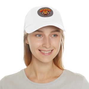 YUCK Tiger Style | Dad Hat with Leather Patch (Round)
