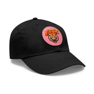 YUCK Tiger Style | Dad Hat with Leather Patch (Round)